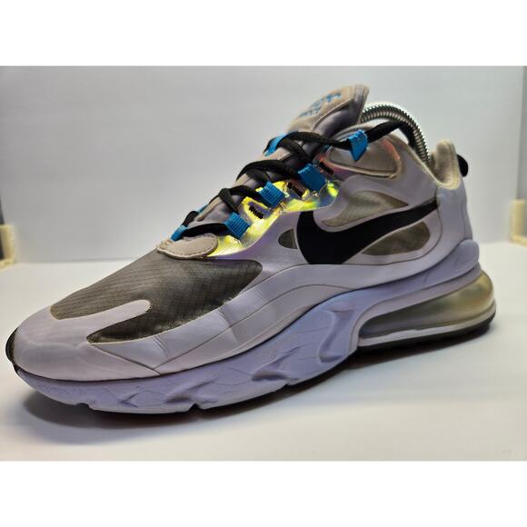 Nike Air Max 270 React Amethyst Tint Sneakers 2019 Ct1613-500 Women - Sz 9 - Picture 3 of 8